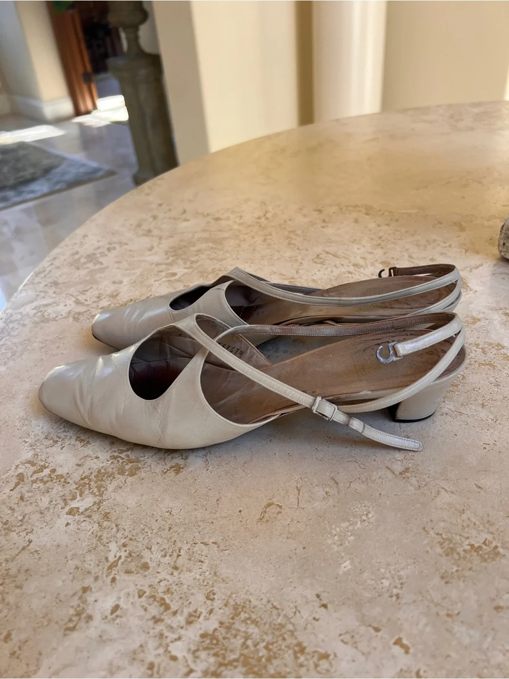Vintage Christian Dior “Mansart” Slingback Pumps